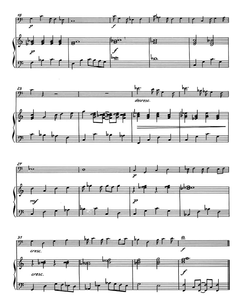 滑稽曲（长号+钢琴伴奏）