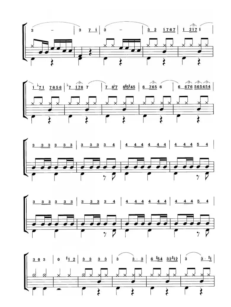 西班牙斗士（鼓谱）