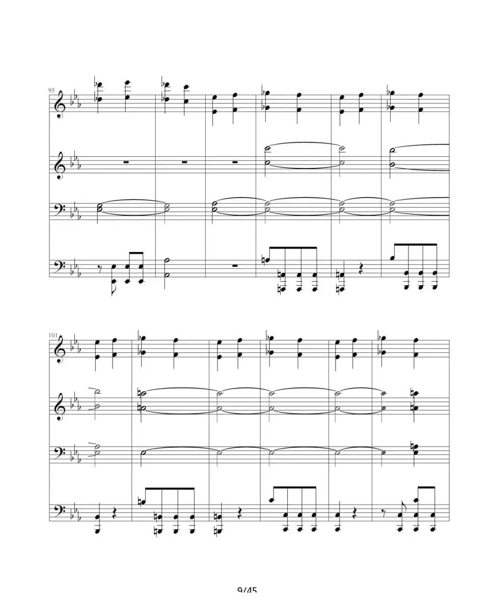 命运交响曲（四手联弹）