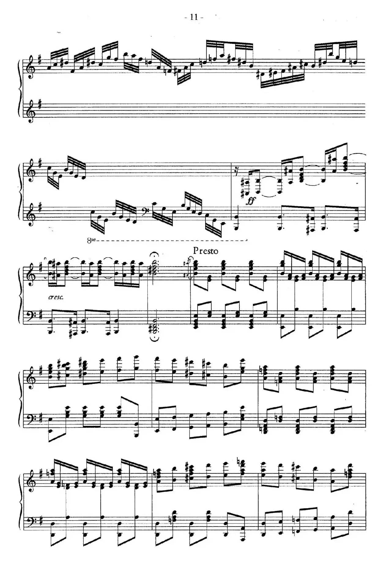 Carmen Variations 12 Pieces(12首卡门主题变奏曲·11)