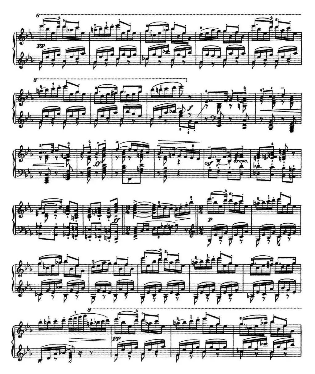 柴可夫斯基18首钢琴小品Op.72（13.Echo rustique）