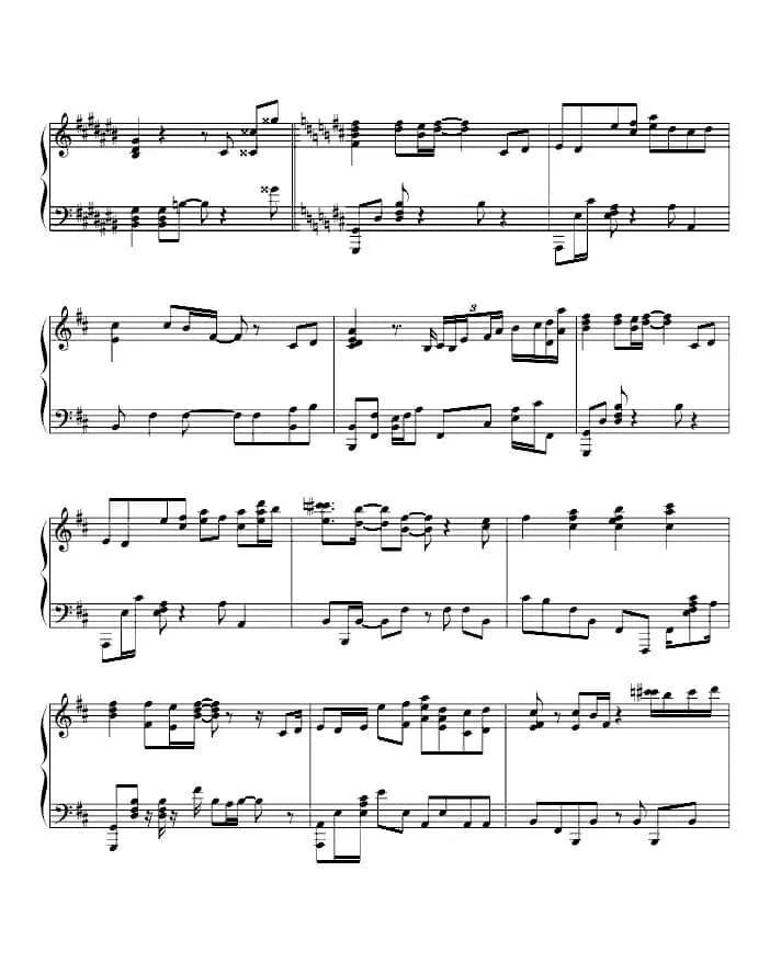 鸟之诗（按原谱手稿制谱）