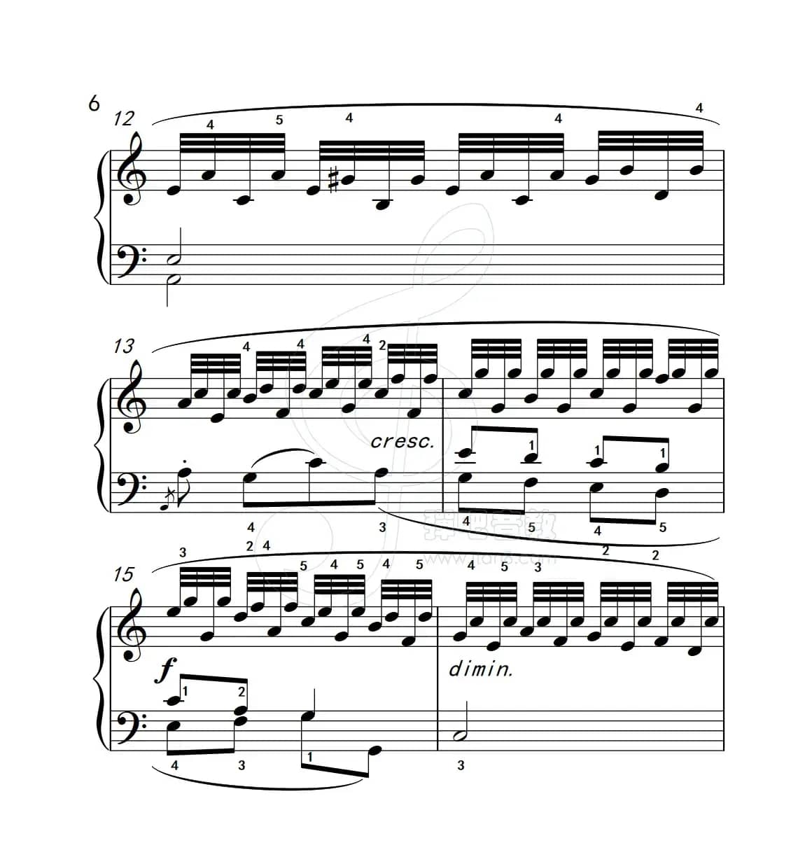 练习曲 3（克拉莫钢琴练习曲60首）