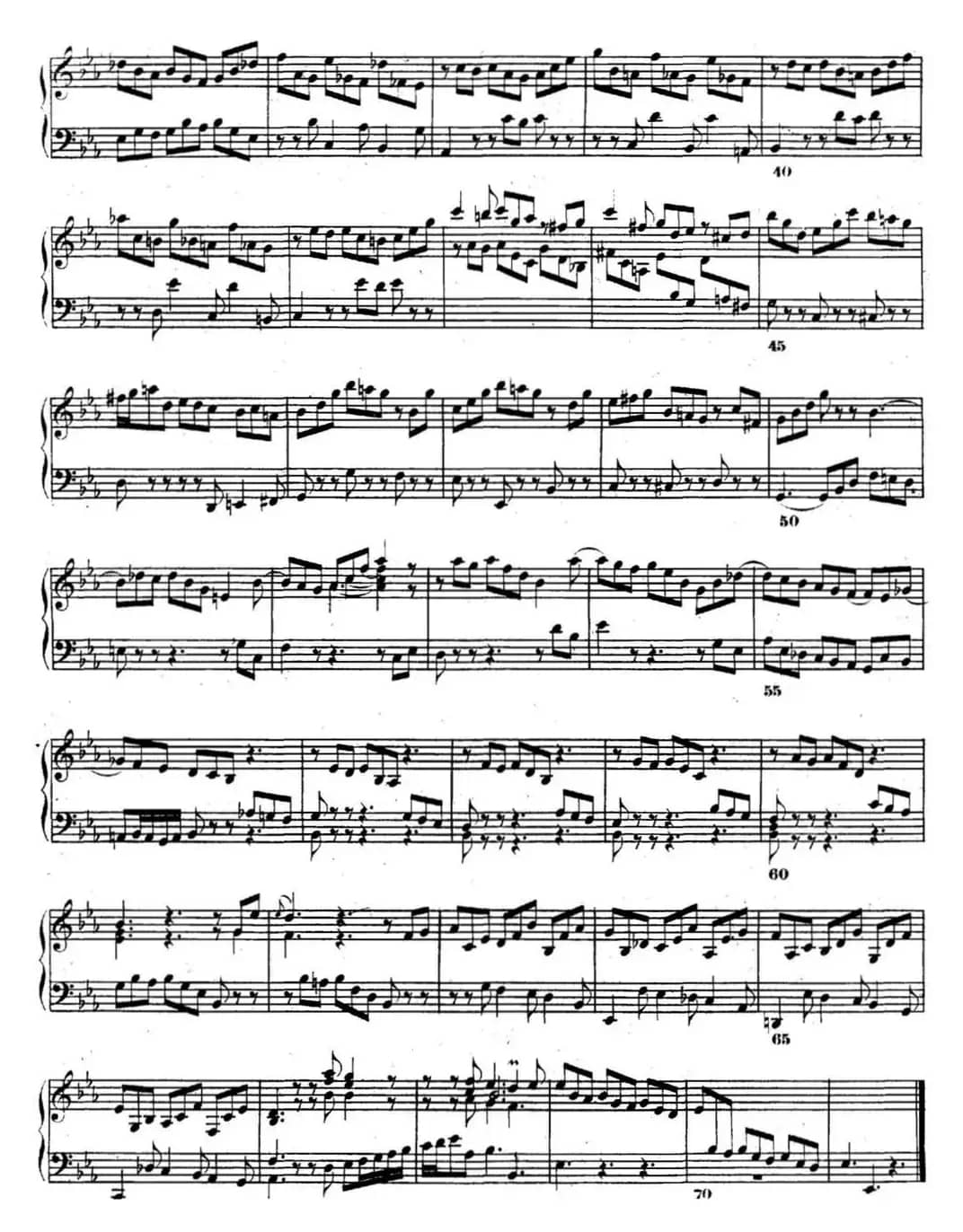 巴赫《平均律钢琴曲集·第二卷》之前奏曲（NO.7）