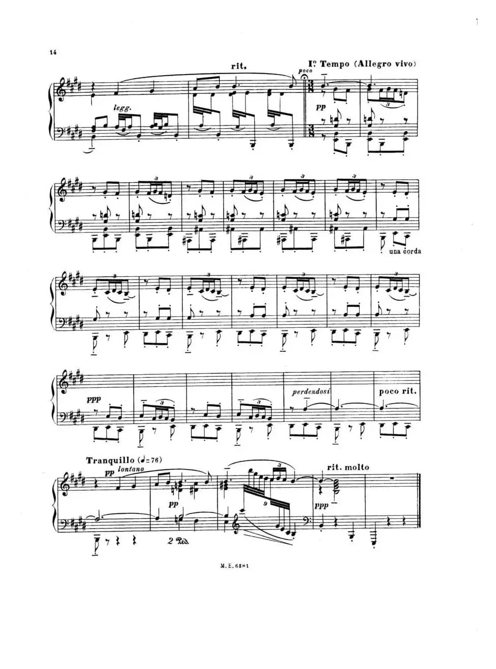 7 Canciones Populares Espanolas（七首西班牙民歌·4·钢琴独奏版）