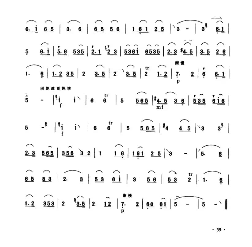 汉宫秋月（民间乐曲、王寿庭整理订谱曲）