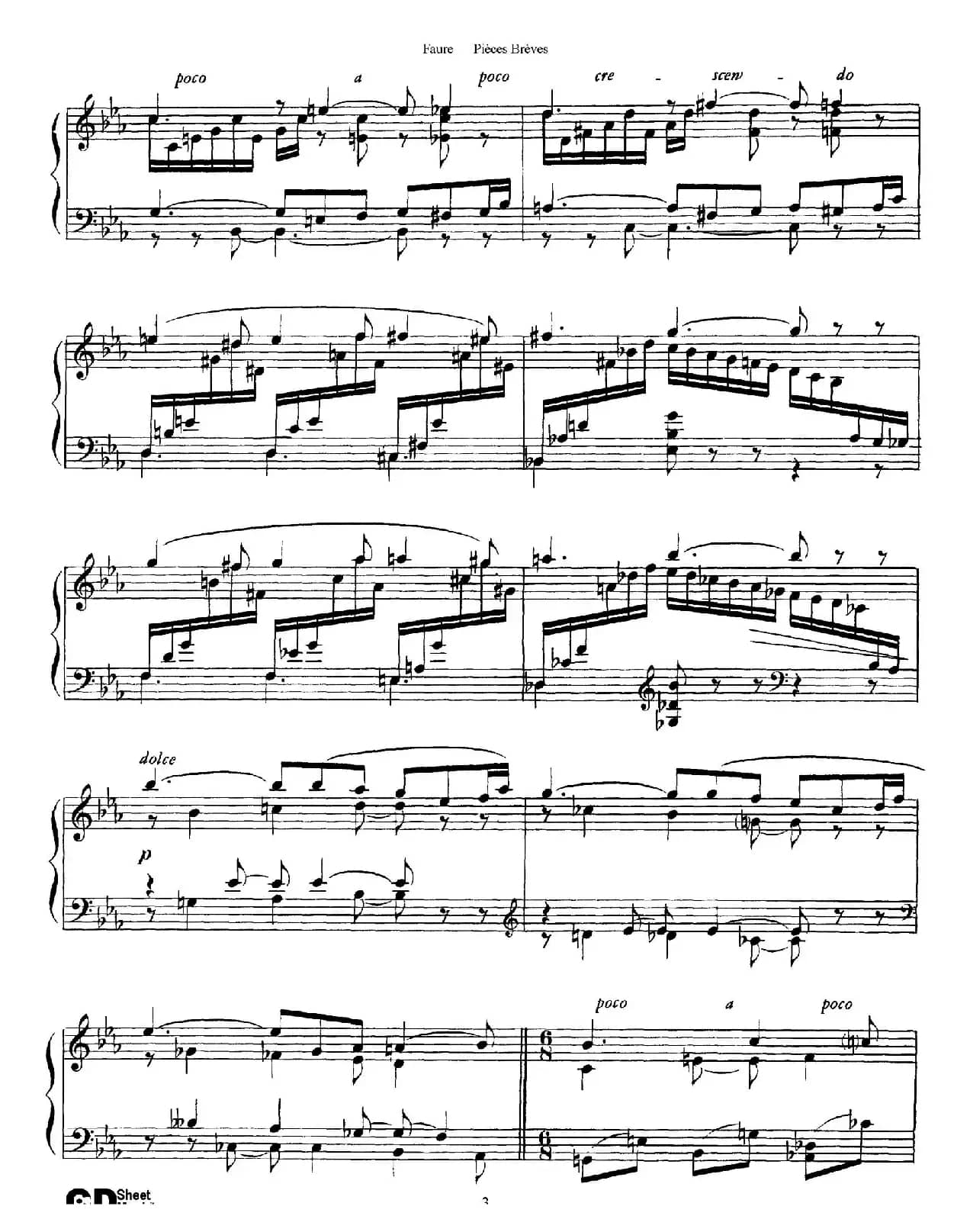 Pieces Breves Op.84（Ⅰ）