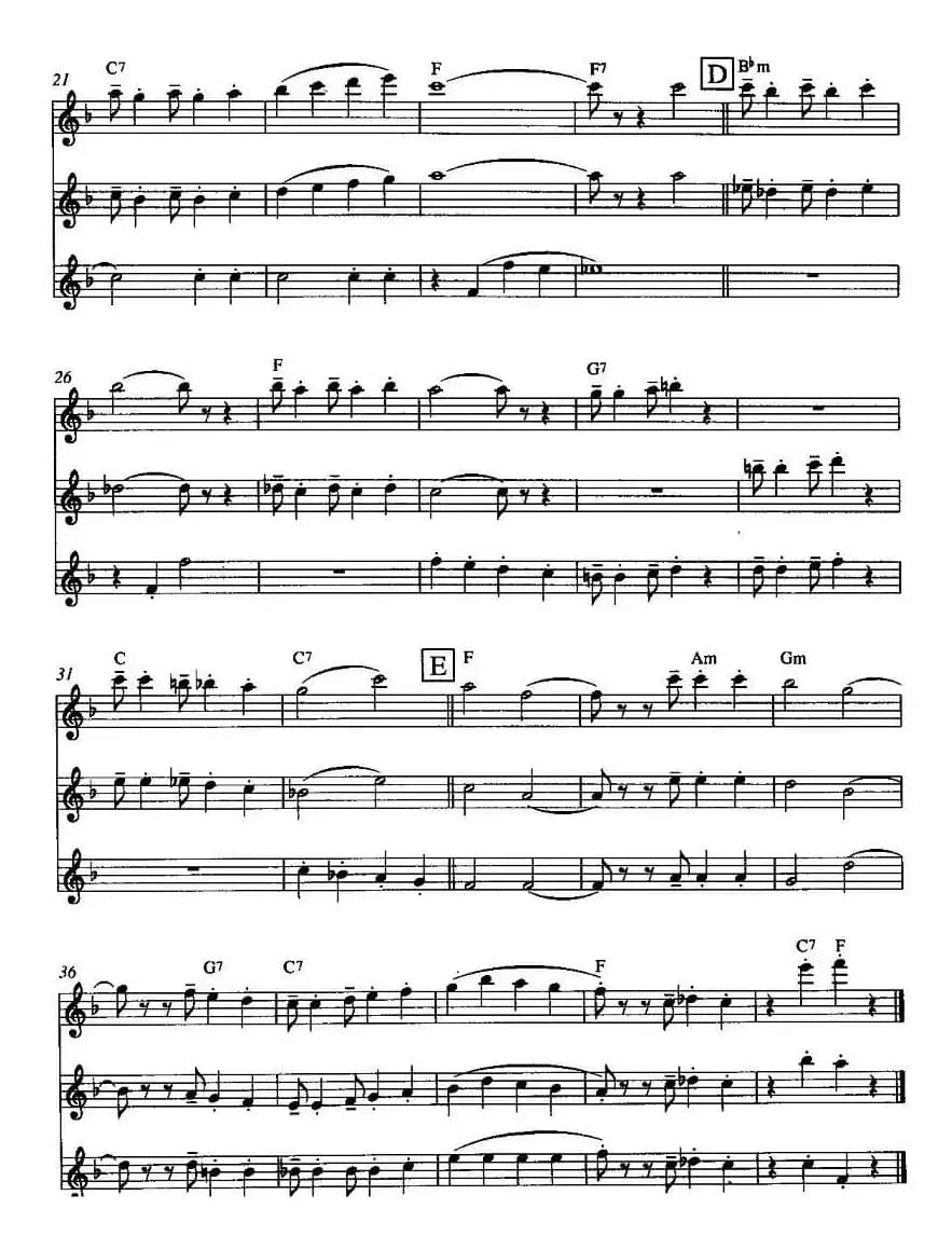 里约热内卢的拉格泰姆（三重奏）