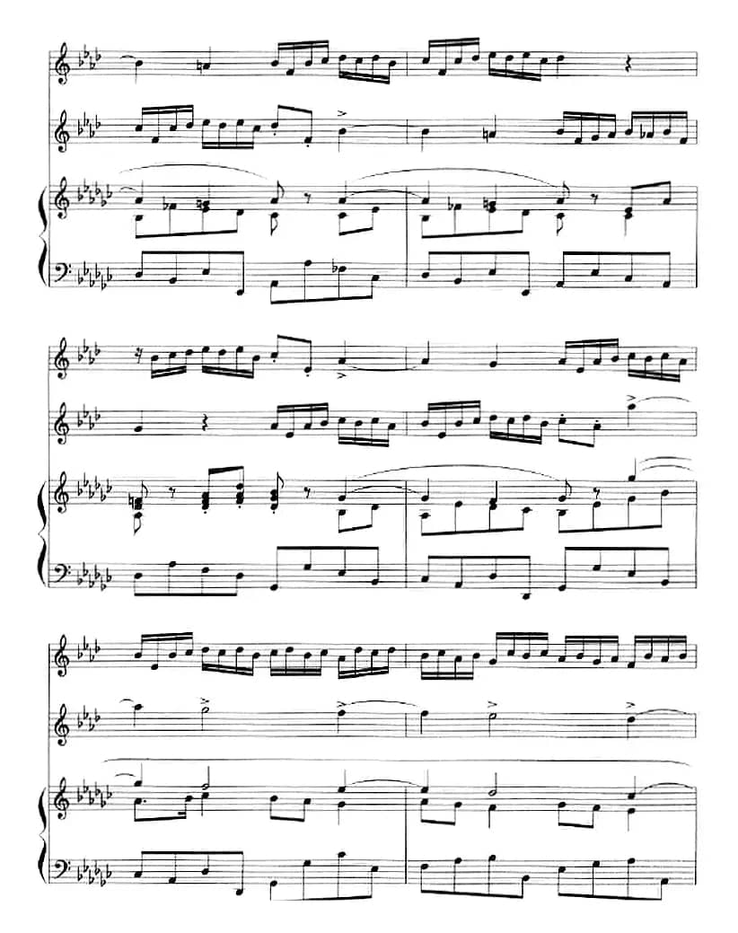 二重奏鸣曲（小号+钢琴伴奏）