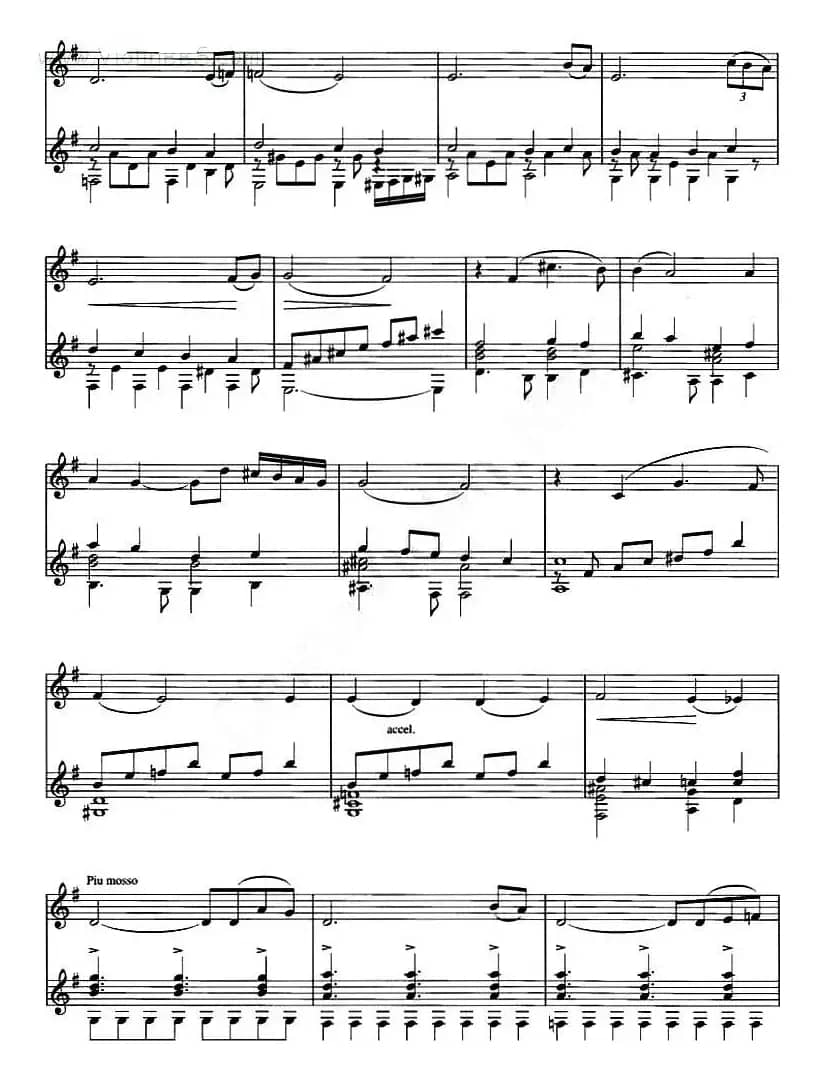 ADIOS NONINO（再见诺妮）（小提琴、吉他二重奏）