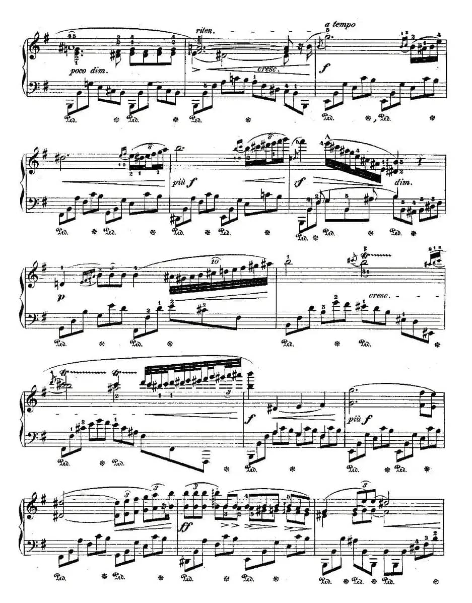 E小调夜曲Op.72－1（Nocturne）