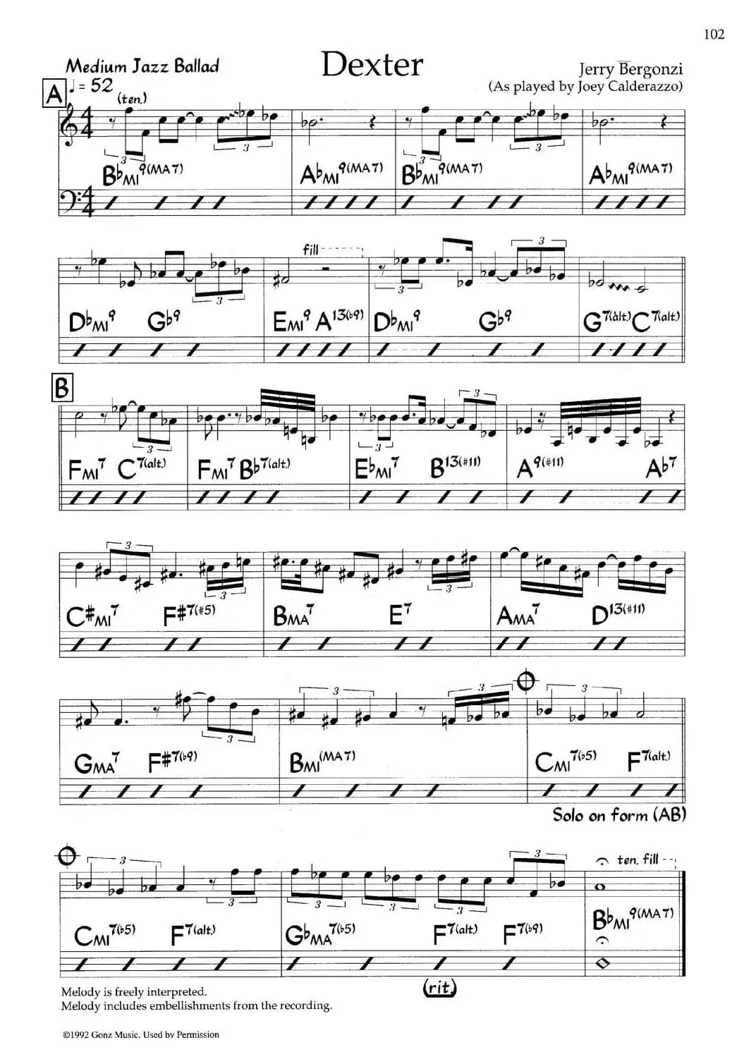 Dexter（爵士钢琴曲）