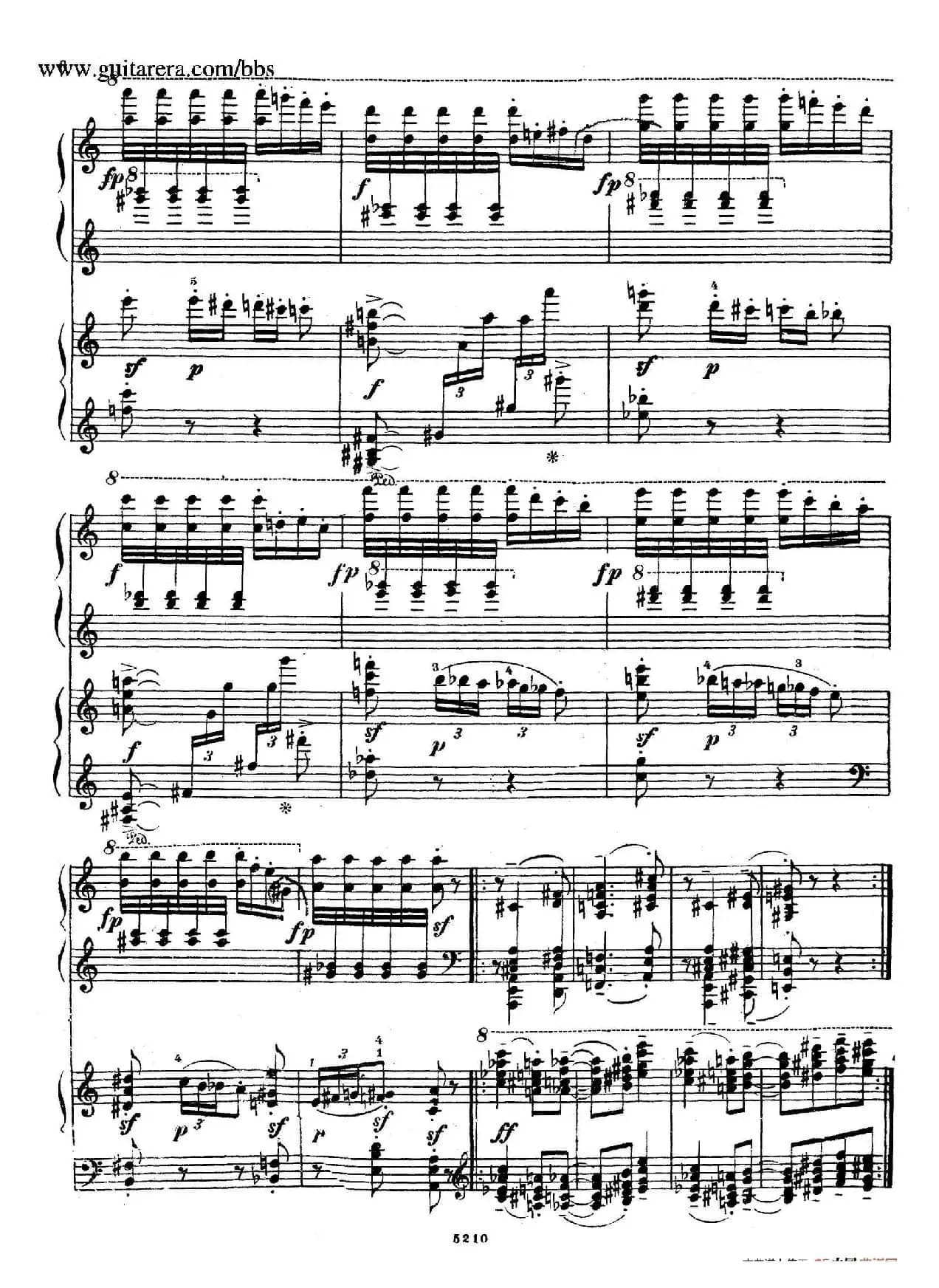 Variation on a Theme by Paganini（帕格尼尼主题变奏曲·双钢琴）