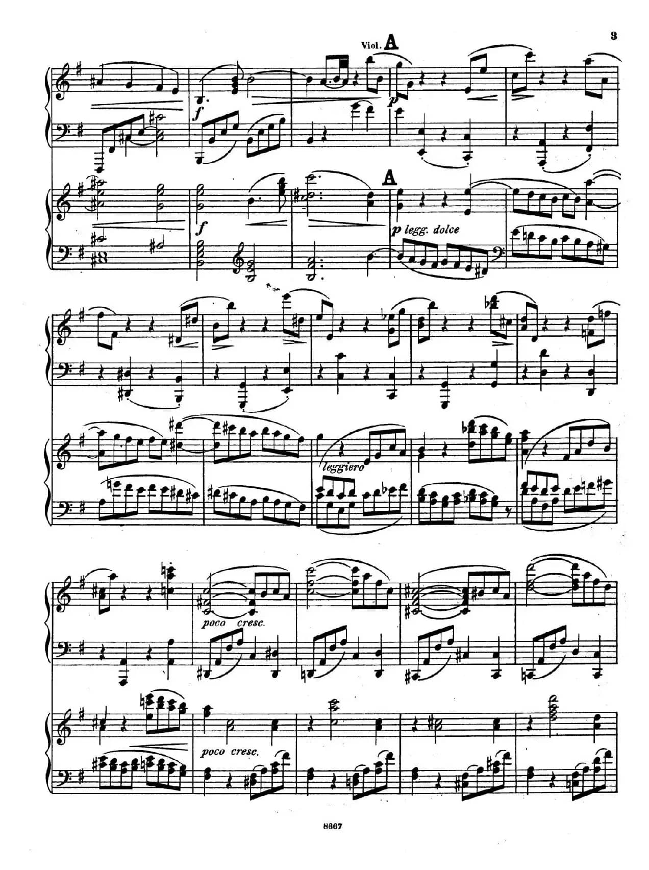 Symphony No.4 in e Minor Op.98（e小调第四交响曲·双钢琴）