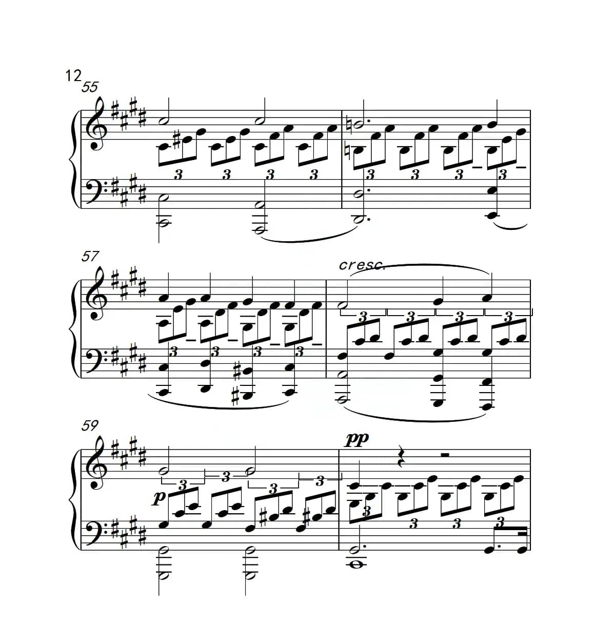 第六级 奏鸣曲（中国音乐学院钢琴考级作品1~6级）