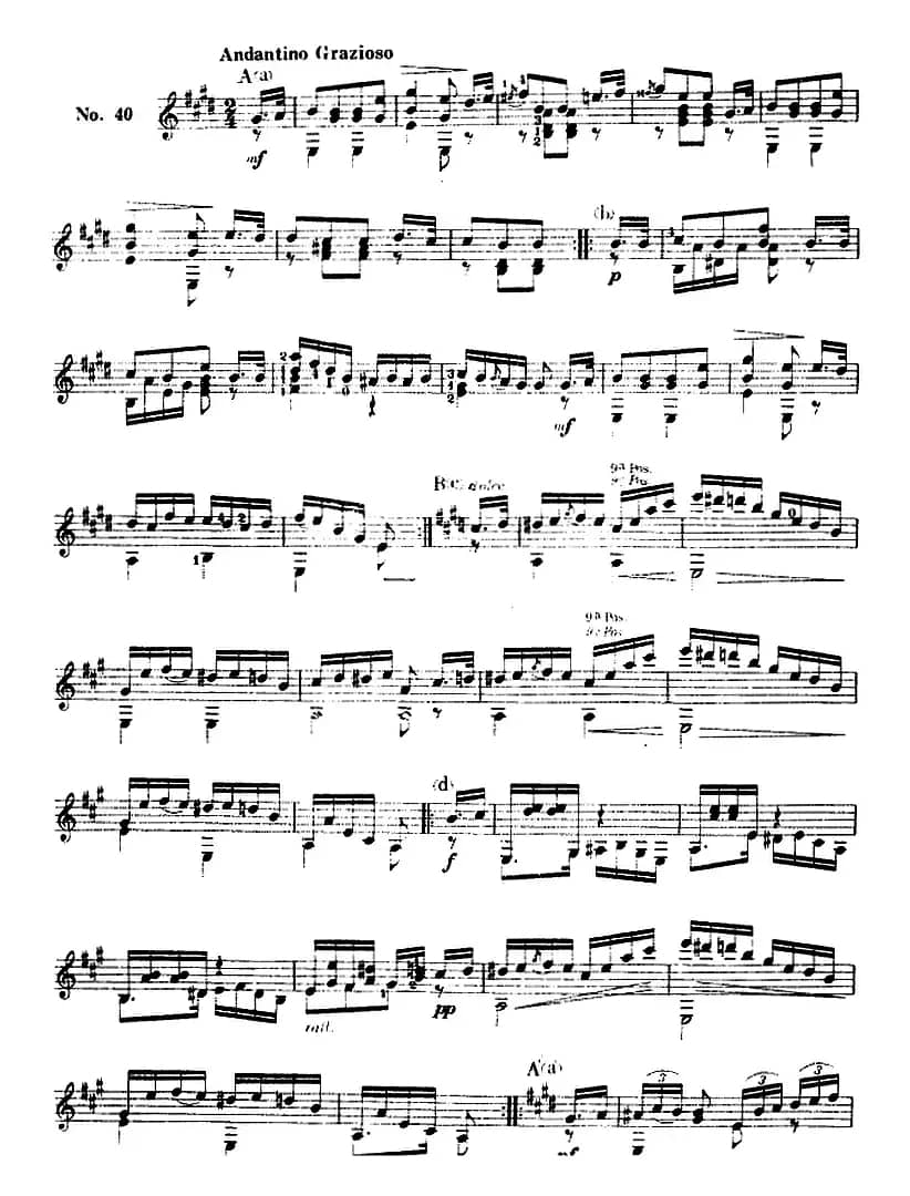 西班牙吉他独奏曲：五十首渐进练习曲