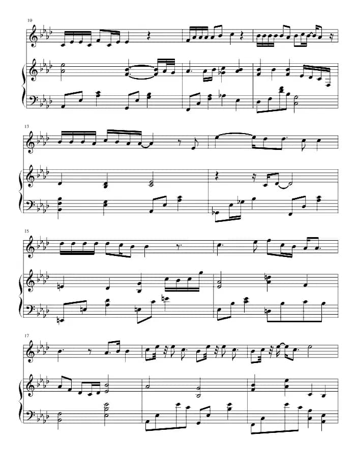 落叶归根（小提琴+钢琴伴奏）