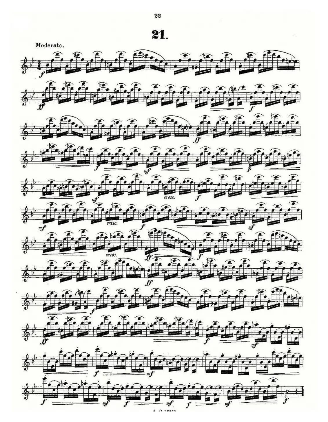 24首长笛练习曲 Op.21 之13—24