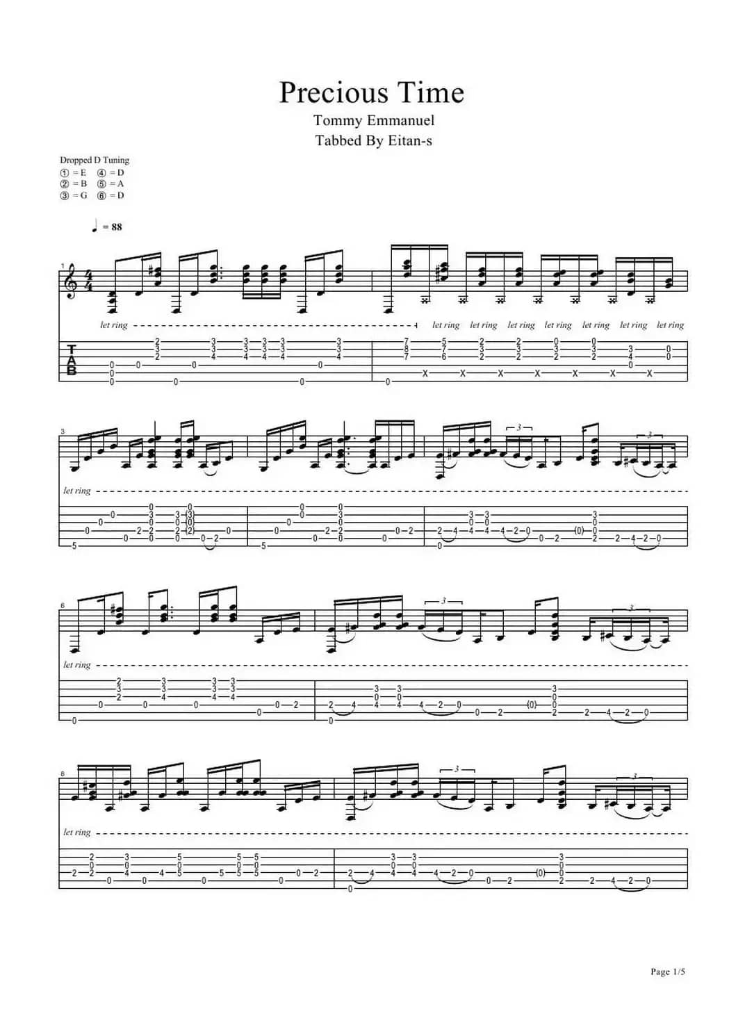tommy emmanuel： precious time(1)（指弹吉它）