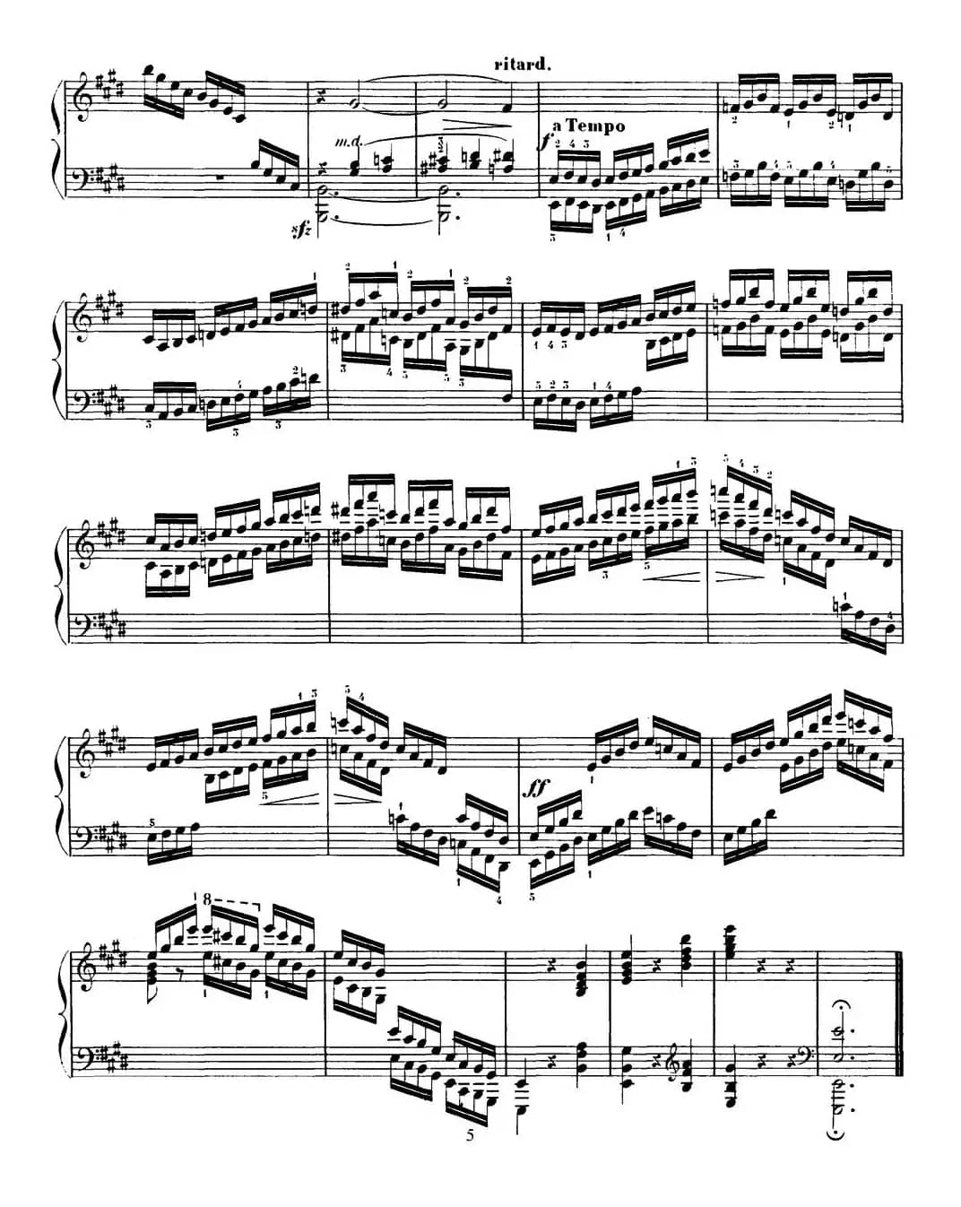 15 Etudes de Virtuosité, Op.72  No.1  （十五首钢琴练习曲之一）