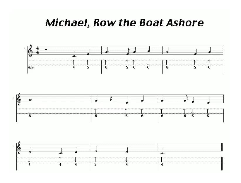 Michael,Row the Boat Ashore（布鲁斯）