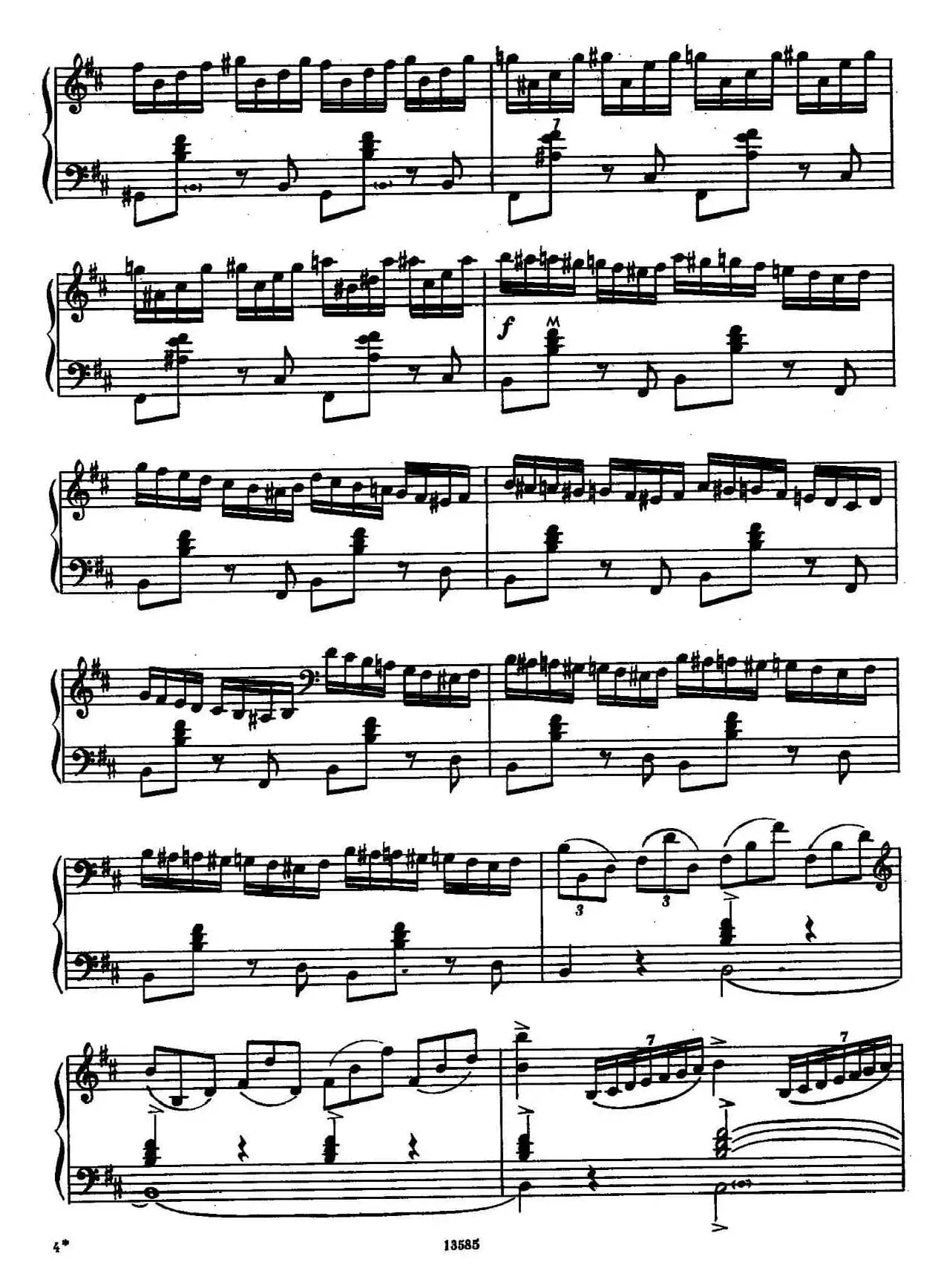 b小调奏鸣曲(第四乐章)