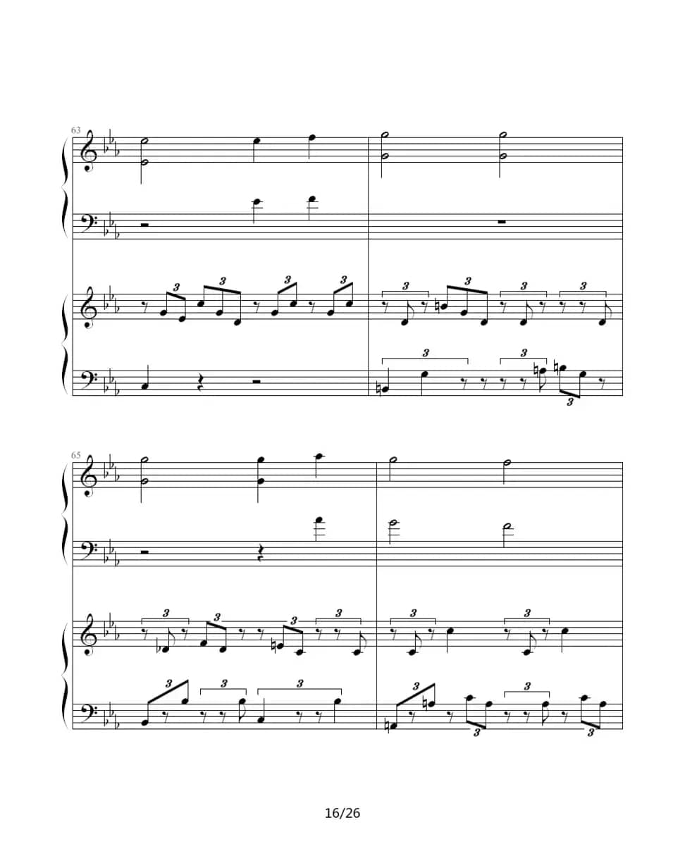 ココロの音（双钢琴）