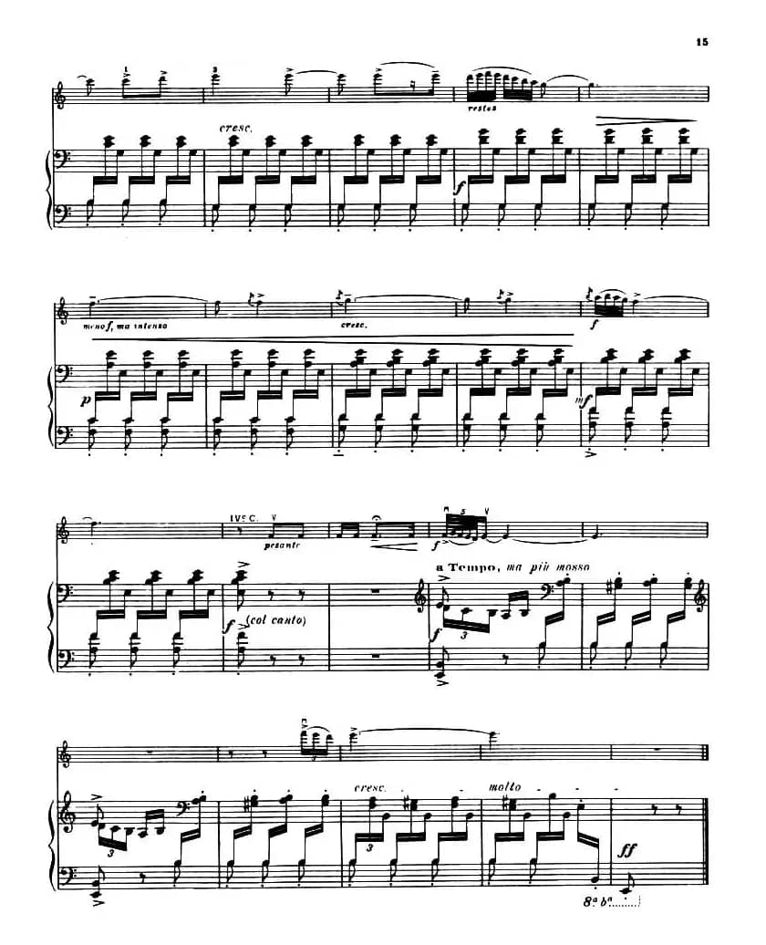 Suite of Spanish Folksongs:4、POLO（小提琴+钢琴伴奏）