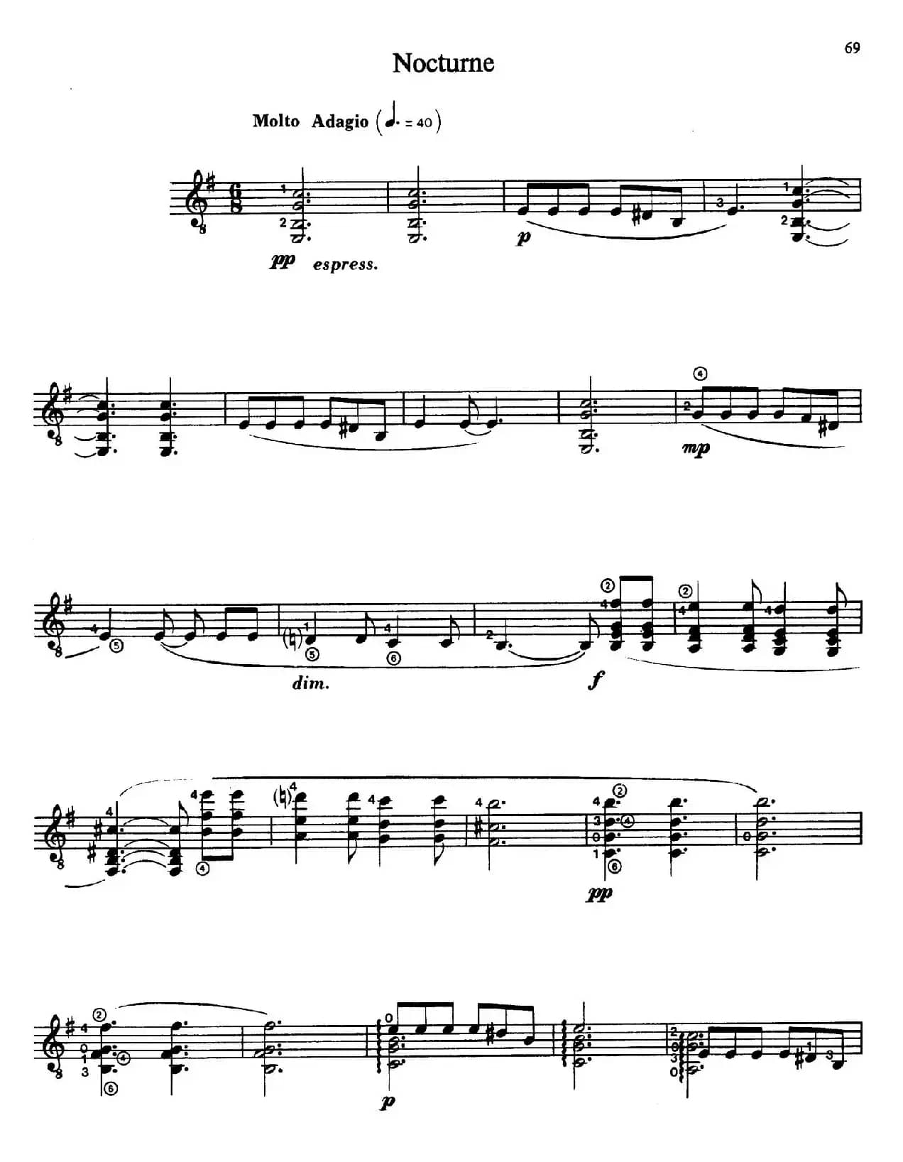 Joaquin Rodrigo Music for Guitar（罗德里戈吉他音乐P69-79（古典吉他）