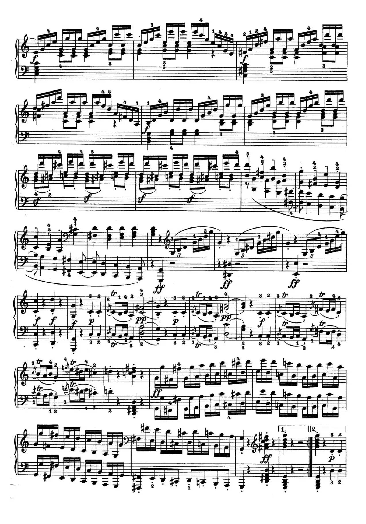 Piano Sonata in C Op.2 No.3（C大调第三钢琴奏鸣曲）