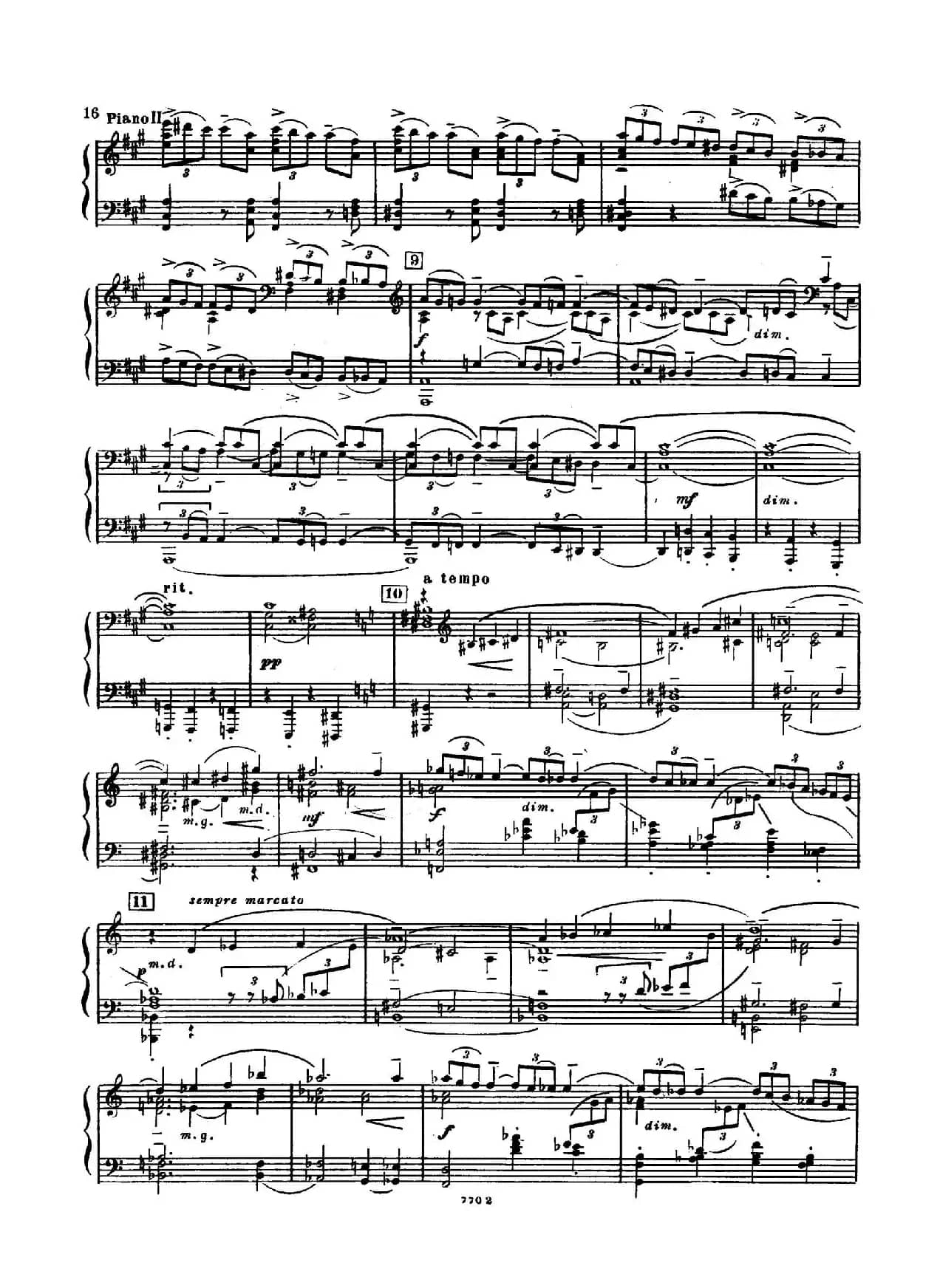 升f小调第一钢琴协奏曲 Op.1（双钢琴版）