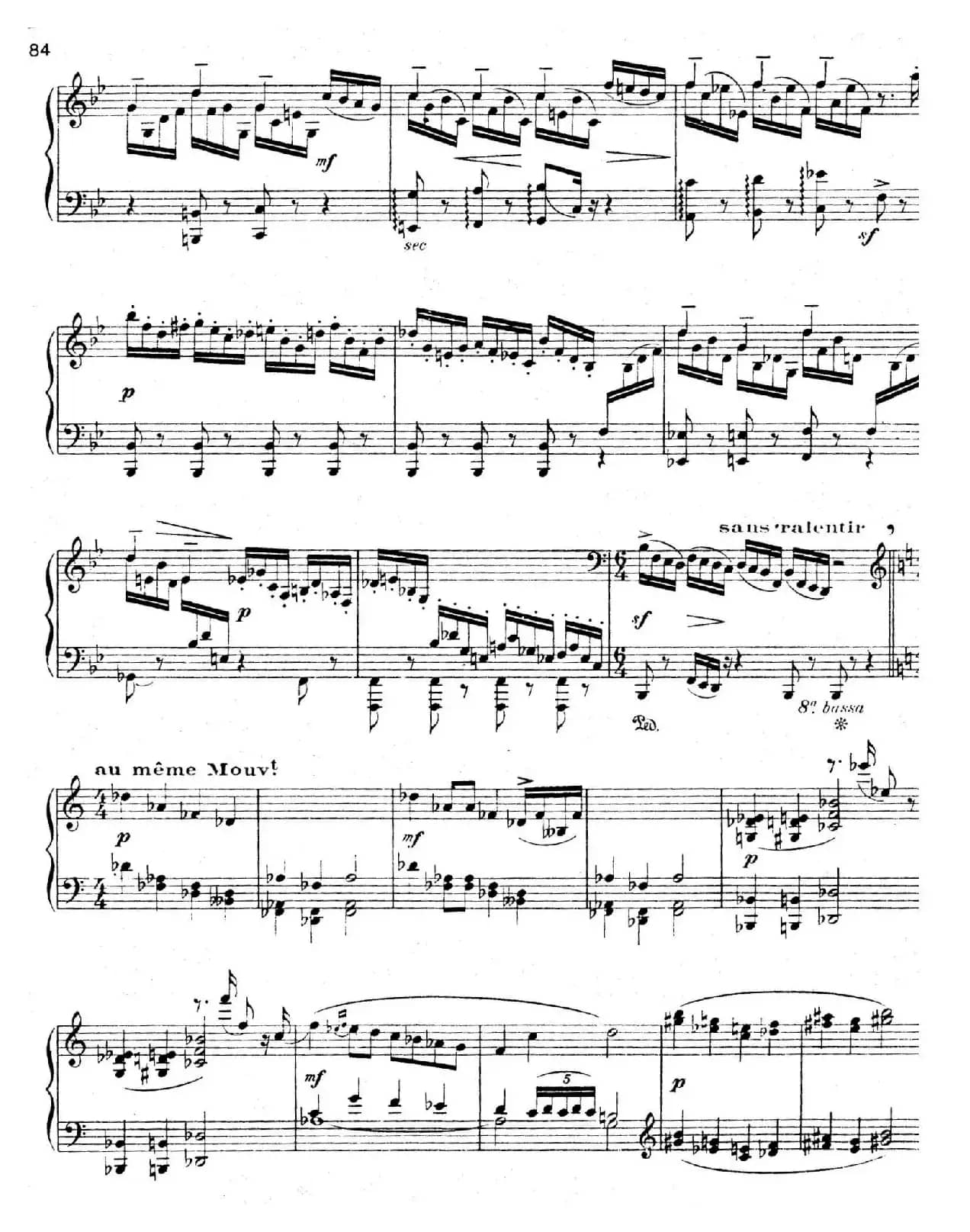 Presto in B-Flat Majo（降B大调急板）