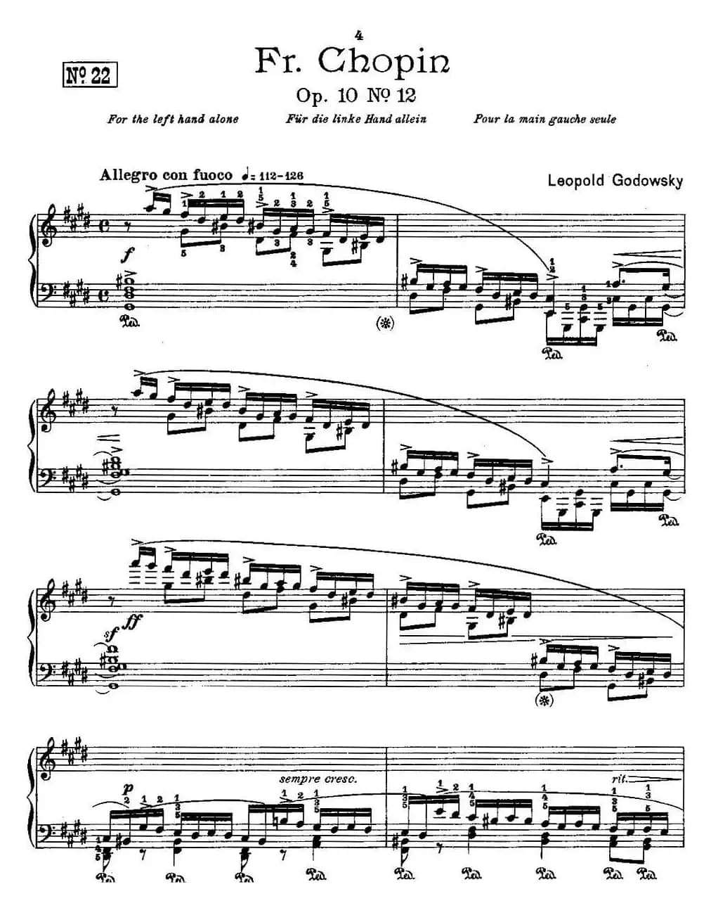 53首改编练习曲（No.22）