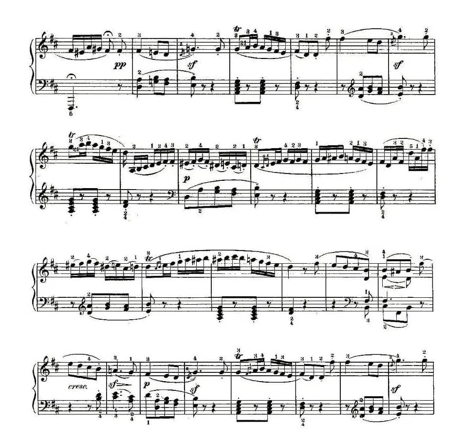 贝多芬钢琴小品（Bagatelles）（Op.33 之6）