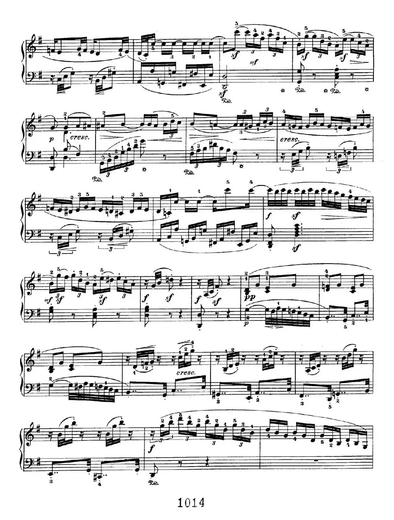 Two Rondos Op.51 No.1（2首回旋曲·2、G大调）