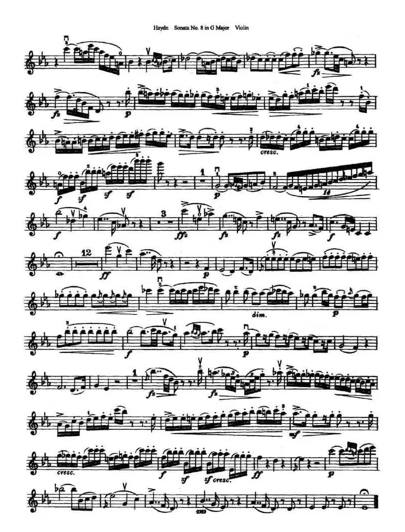 Soata No.8. in G Major