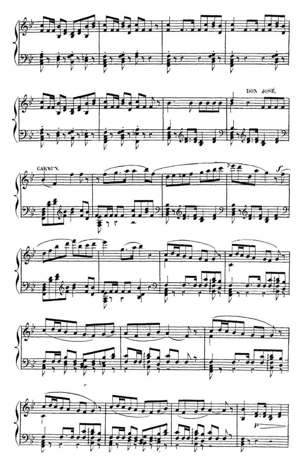 Carmen for Solo Piano（卡门全剧钢琴独奏版）（No.16）