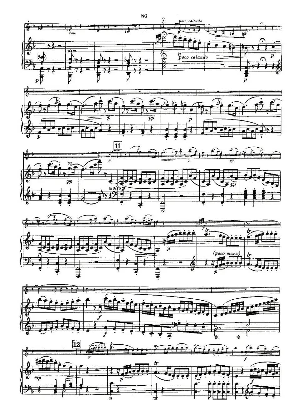 Mozart - Violin Sonata No.7, KV. 376（第七小提琴奏鸣曲）