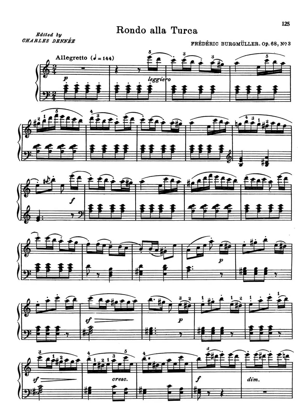 Rondo Alla Turca Op.68 No.3