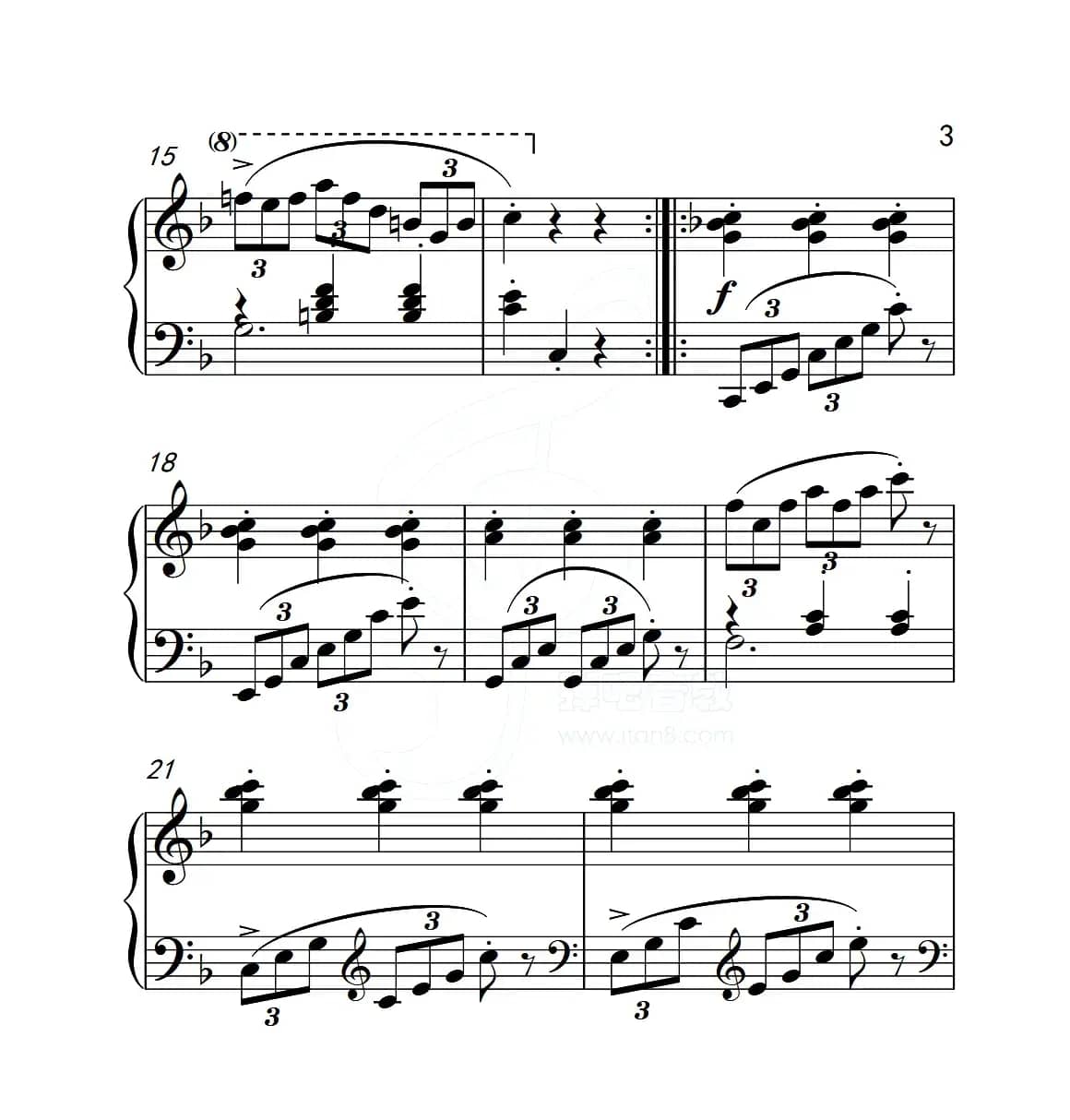 第五级B组 练习曲（中国音乐学院钢琴考级作品1~6级）