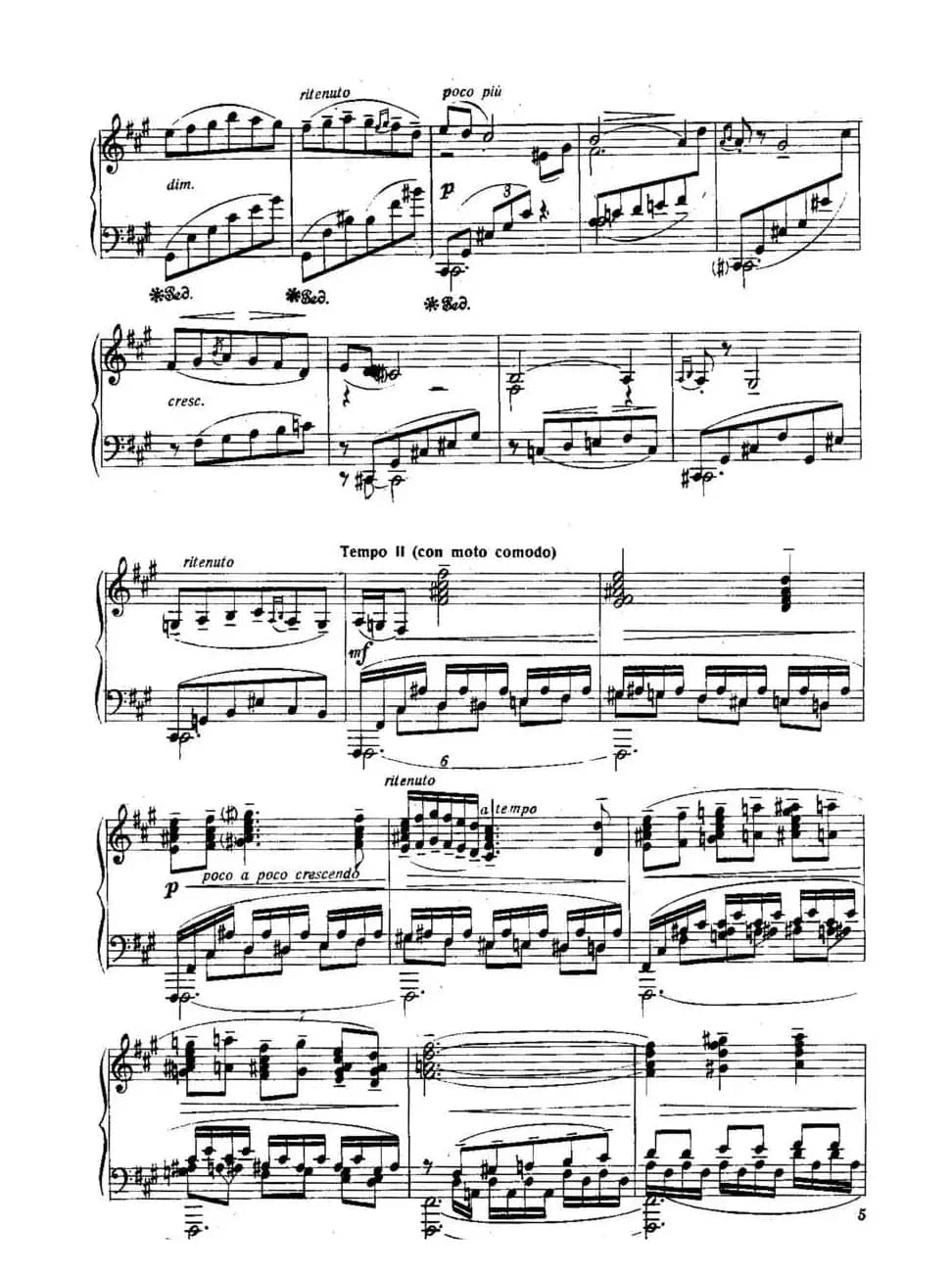 Six Préludes Exotiques Op·17（6首特色前奏曲·1）