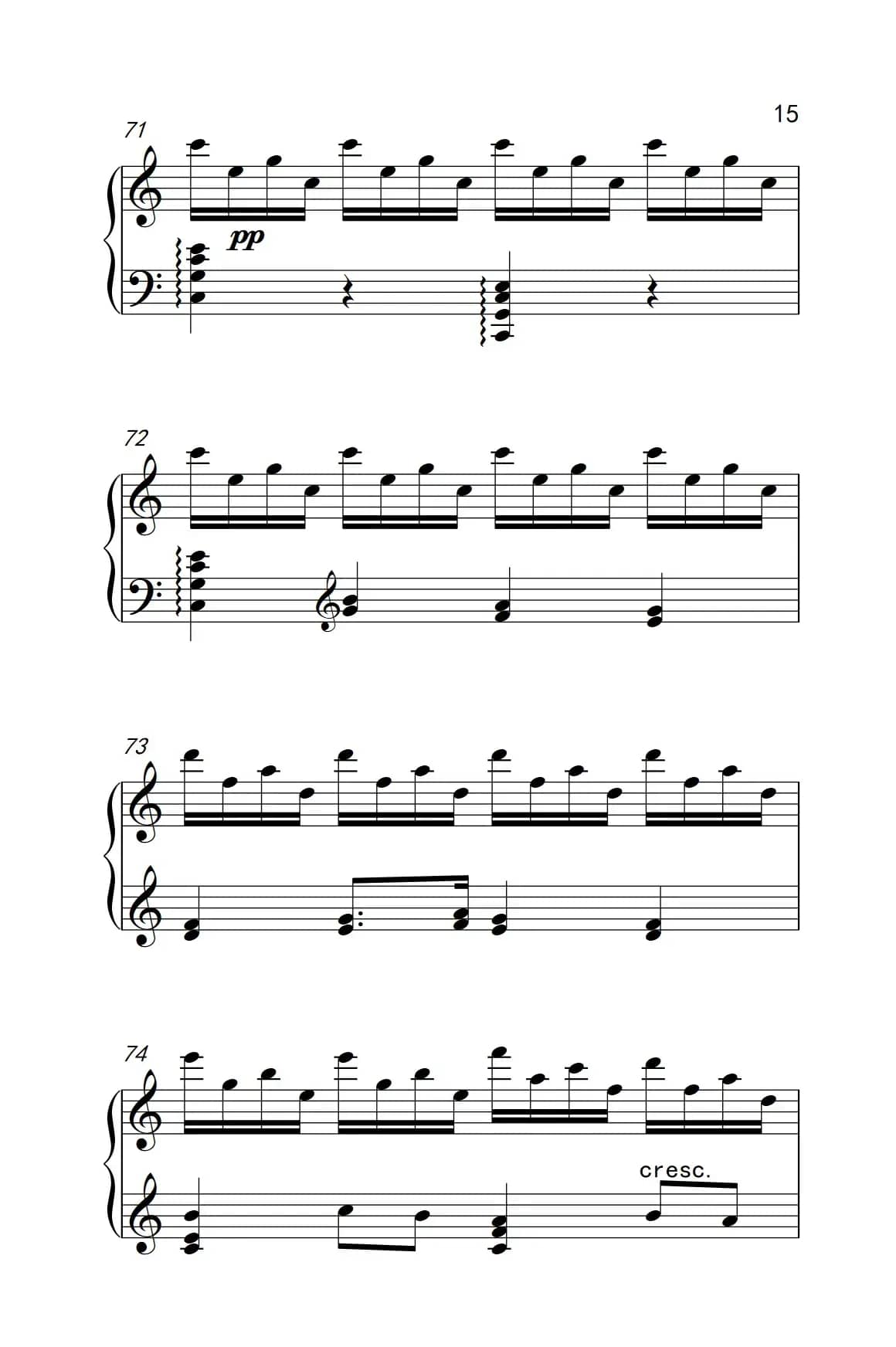 第九级1.前奏曲 Op.12 No.7（中央音乐学院 钢琴（业余）考级教程 7-9级）