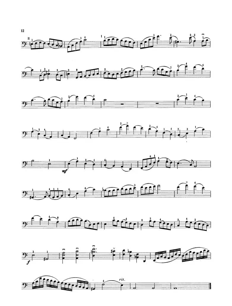 里丁小协奏曲（a小调）（大提琴）