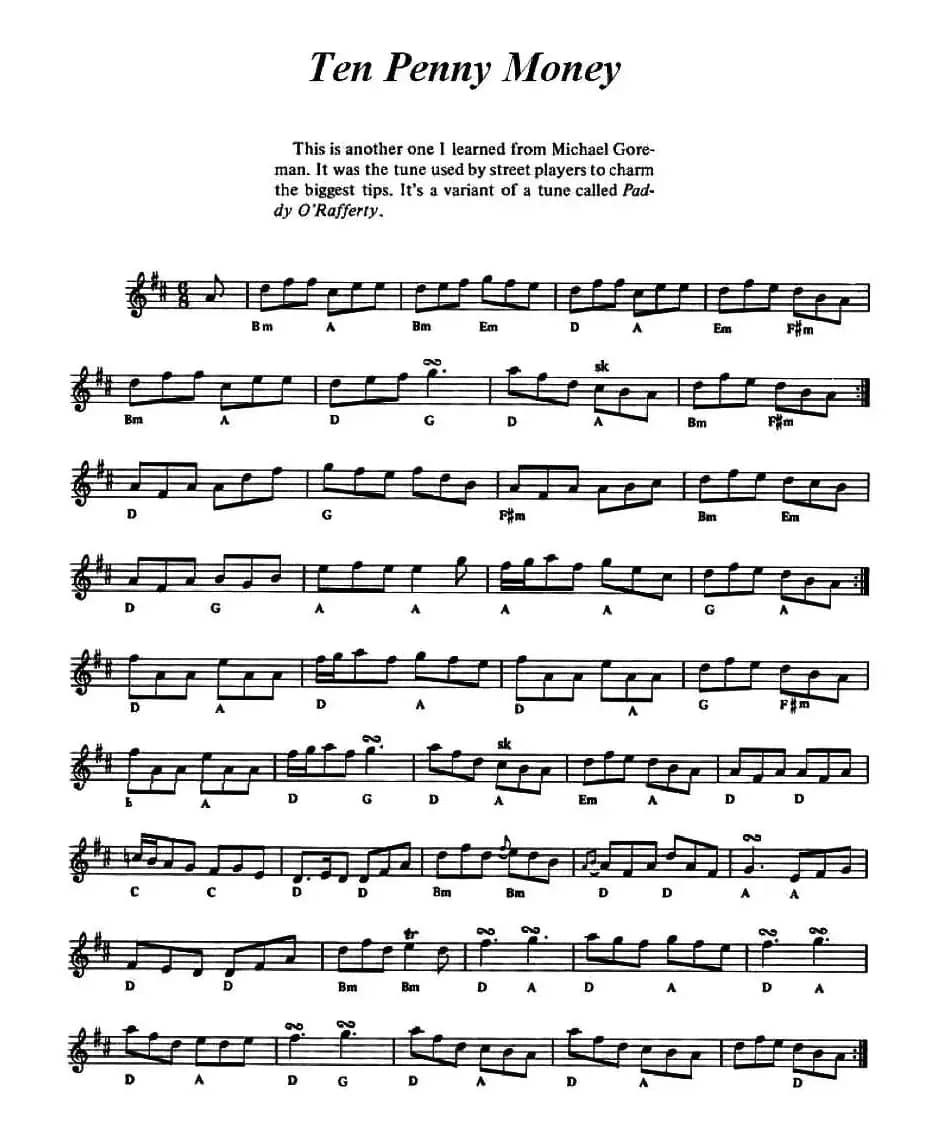 The Penny Money （爱尔兰民歌）