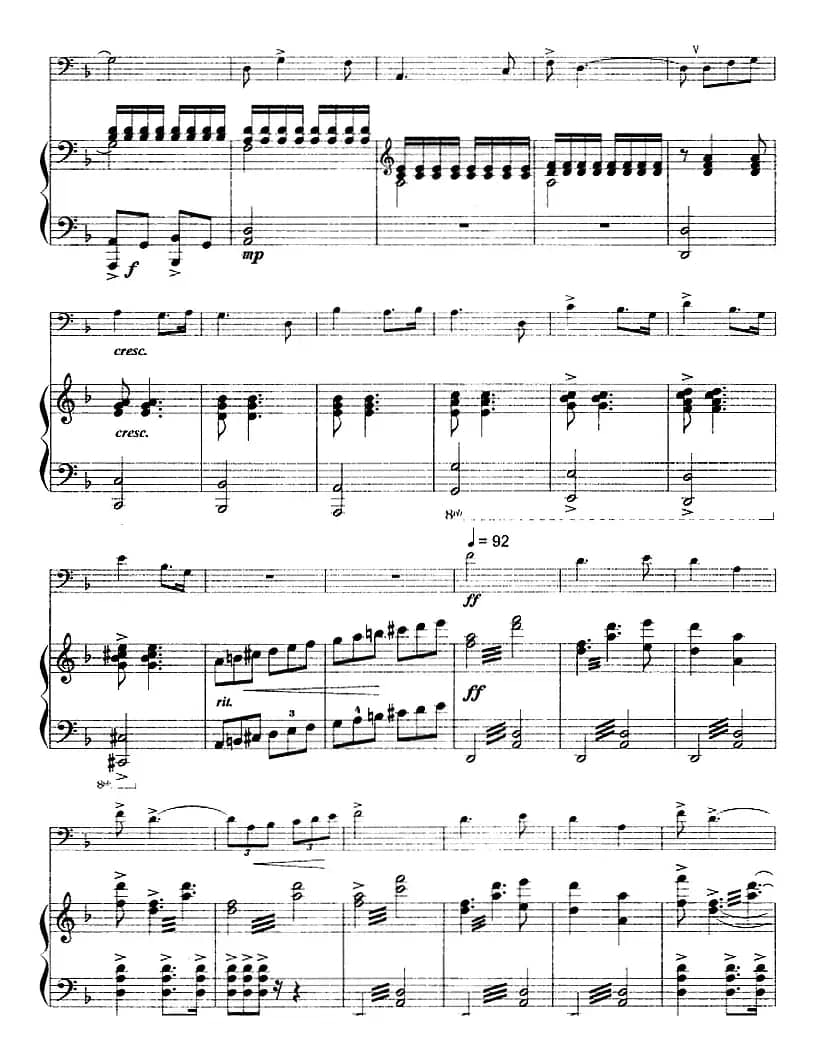 解放（舞剧《红色娘子军》选曲、长号+钢琴伴奏）