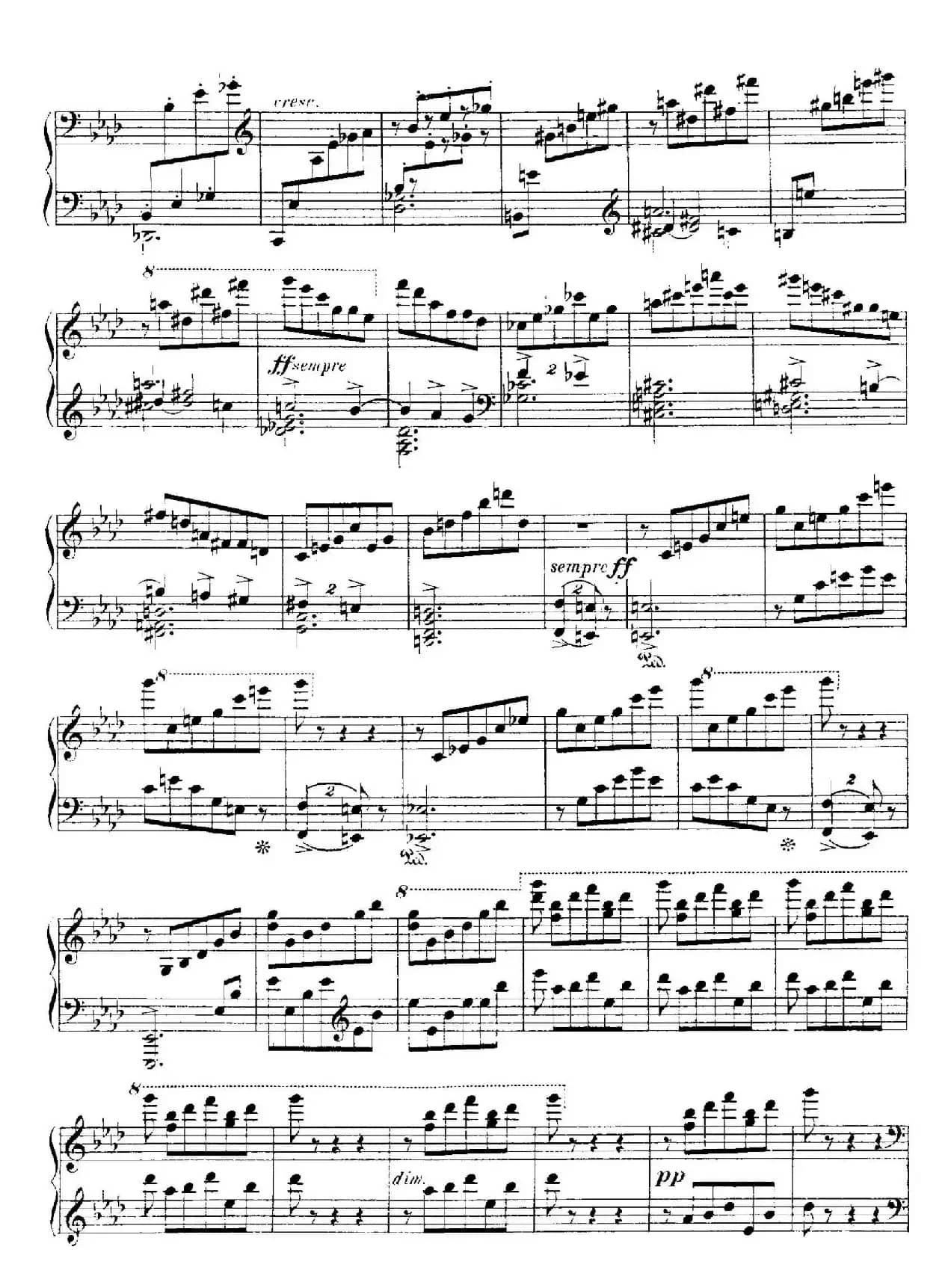 4 Valses Caprice（4首随想圆舞曲）（Op.62 No. 4 in A-flat）