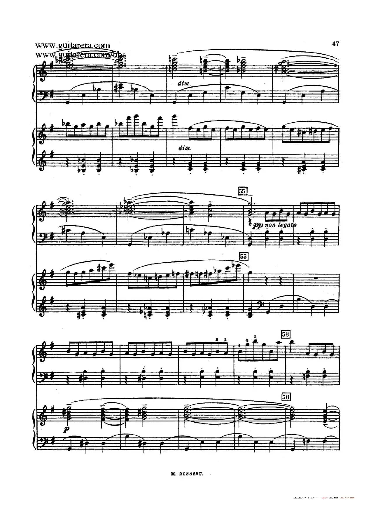 第二双钢琴组曲 Suite for Two Pianos No.2 Op.17（2. 圆舞曲 Valse）