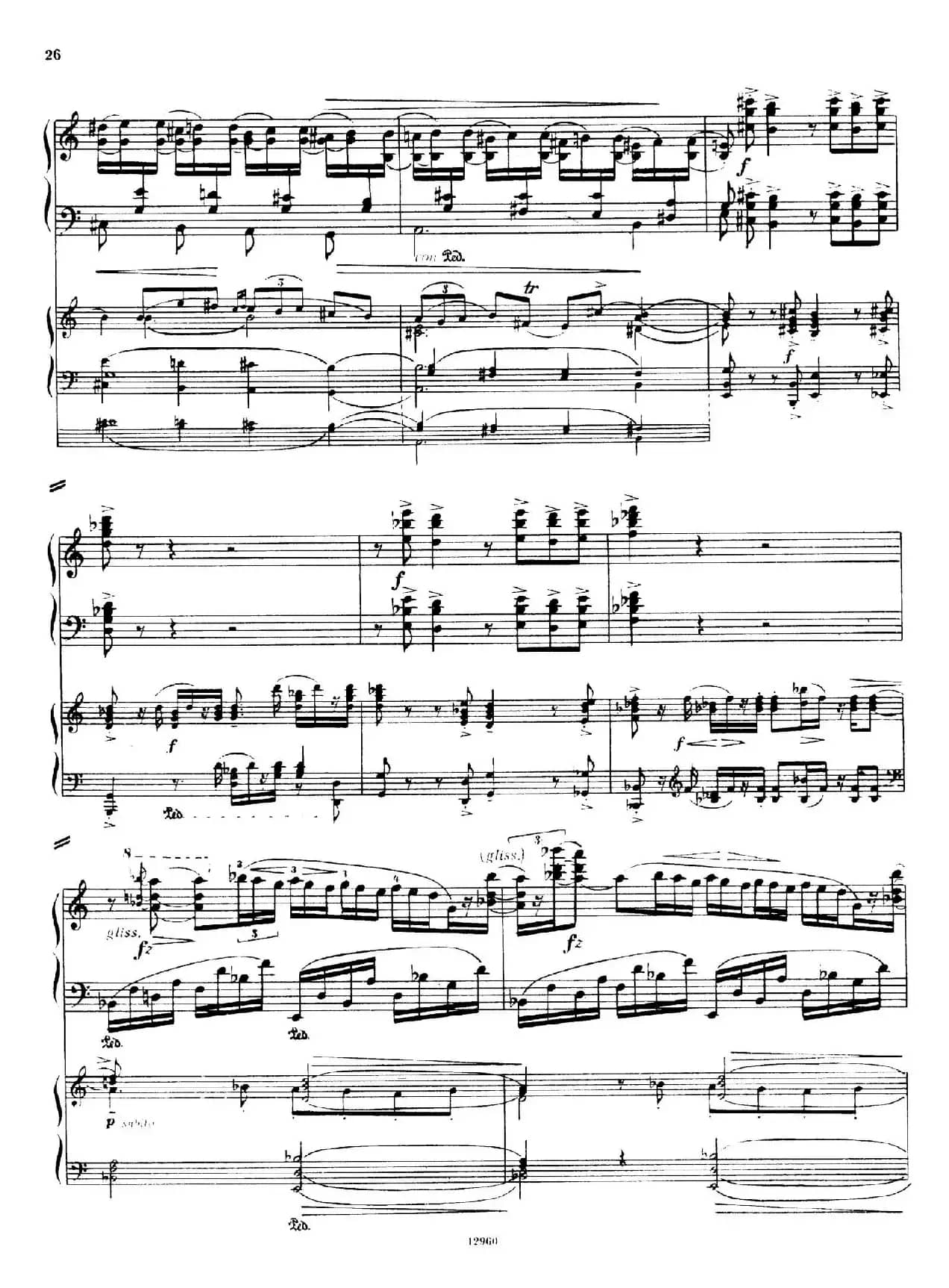 Piano Concerto No.2 in c Minor Op.50（c小调第二钢琴协奏曲·Ⅰ·双钢琴）