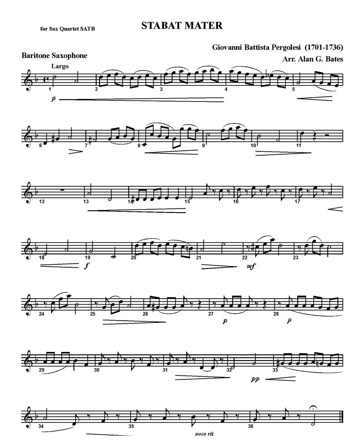 STABAT MATER（四重奏）