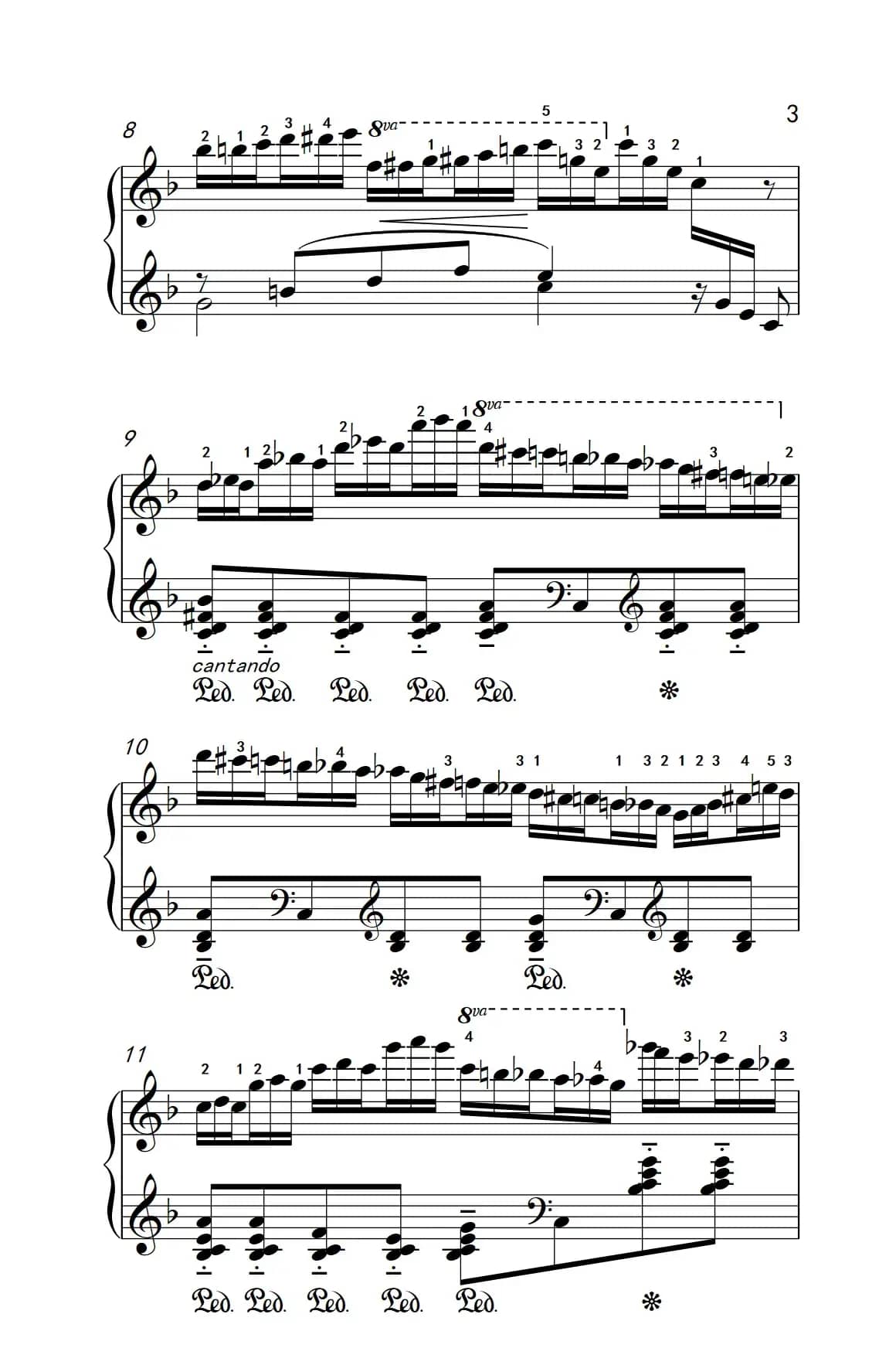 莫什科夫斯基 钢琴练习曲（第六首）